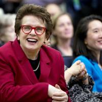 Tennis great Billie Jean King is seen in a January 2016 file photo. Billie Jean King, partner join Dodgers ownership group