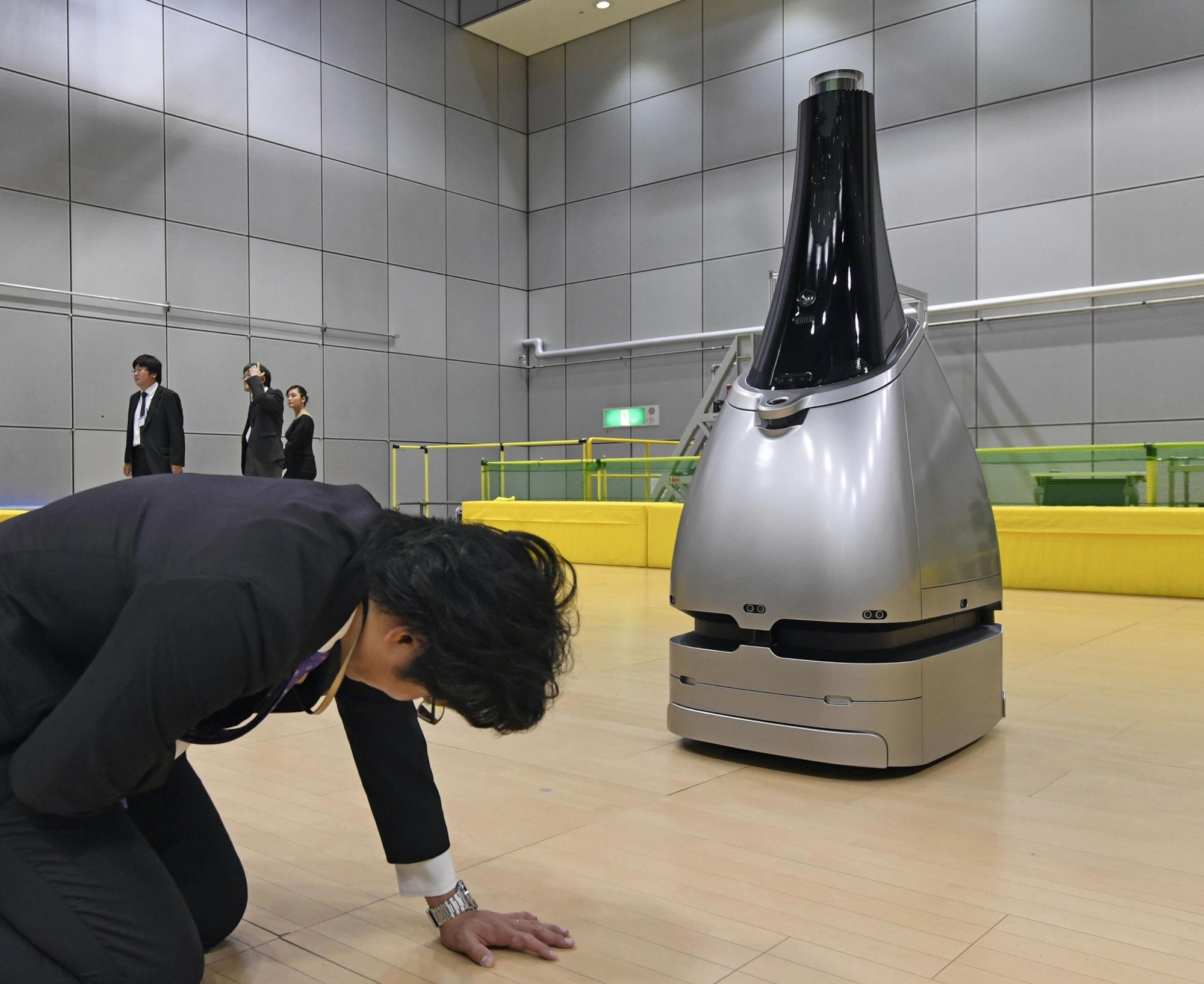 Robot security guard to be tested at station in bid to security ahead of Games | The Japan Times