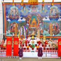 The elaborately decorated altar | AGON SHU