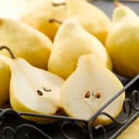 Le Lectier pears are only available in winter.