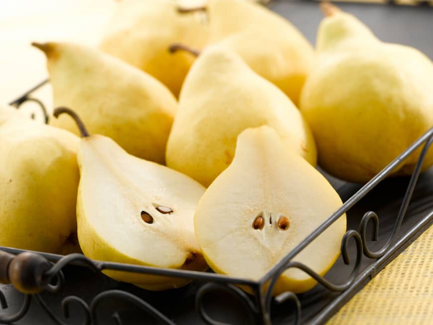Le Lectier pears are only available in winter.