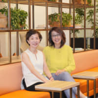 ewoman Inc. founder and CEO Kaori Sasaki and Unilever Japan Holdings K.K. Human Resource Director Yuka Shimada. | SATOKO KAWASAKI