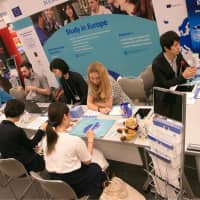 The European Higher Education Fair held in Tokyo last May. | EUROPEAN UNION