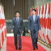 'On 27th and 28th of April this year, Japan’s Prime Minister Shinzo Abe visited Canada and met Prime Minister Justin Trudeau. Prime Minister Abe and Prime Minister Trudeau agreed to advance Japan and Canada’s strategic partnership and strengthen dialogues in order to ensure the relationship between Japan and Canada continues to thrive.' — Kimihiro Ishikane | PHOTO FROM THE WEBSITE OF THE PRIME MINISTER