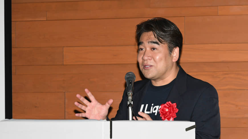 Mike Kayamori, co-founder and CEO of Liquid Group Inc. | YOSHIAKI MIURA