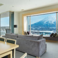Suites are stylishly decorated, and guests can enjoy an awe-inspiring view of Mount Yotei from the windows and balconies. | CHALET IVY