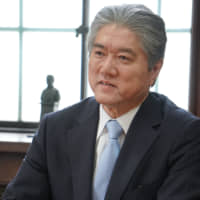 Keio University President Akira Haseyama | SATOKO KAWASAKI