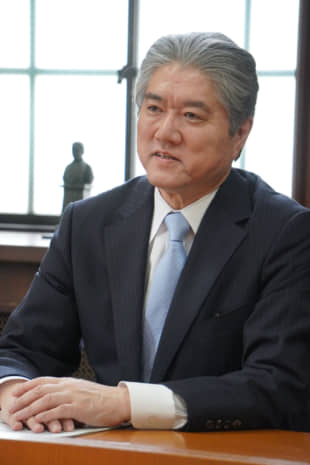 Keio University President Akira Haseyama | SATOKO KAWASAKI