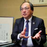 Ritsumeikan University President Yoshio Nakatani | TAKEO KONISHI