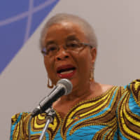 Graca Machel, an advocate for women and children, as well as the widow of both South African President Nelson Mandela and Mozambican President Samora Machel. | WSD