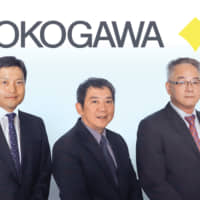 Masaru Matsukawa, Deputy Managing Director; Preechai Trannitad, Managing Director; Sakchai Wongakard, Executive Director of Yokogawa (Thailand) Ltd. | © SMS