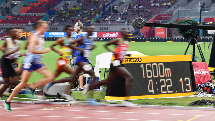 Seiko Holdings Corp. supported the 2019 International Association of Athletics Federations (IAAF) World Championships held in Doha in October. | SEIKO HOLDINGS CORP.