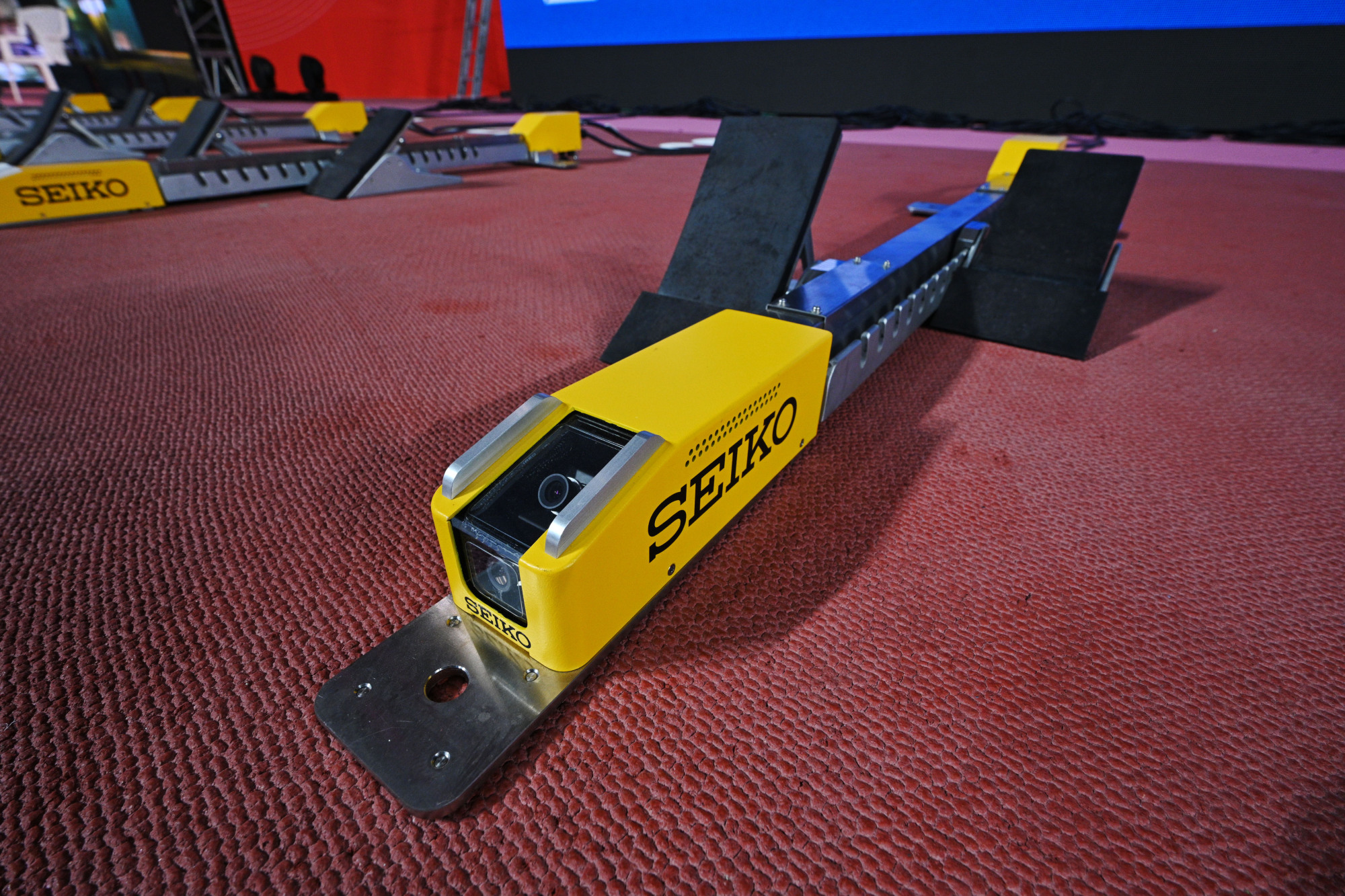 Seiko's starting blocks featuring the new Block Cam technology | SEIKO HOLDINGS CORP.