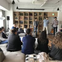 Global Startup Program participants from Italy exchange ideas on the first day of their three-month challenge in Tokyo. | ITALIAN TRADE AGENCY