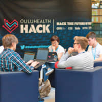 OuluHealth (innovative and proficient integrated health ecosystem in Oulu) organized Health Hack at the University of Oulu, focusing on digital transformation in health care. | © BUSINESSOULU
