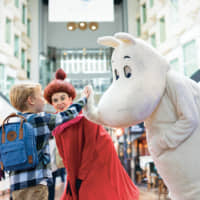 Moomin on the promenade of one of Tallink Silja Oy’s ships.  | © JUHO HUTTUNEN