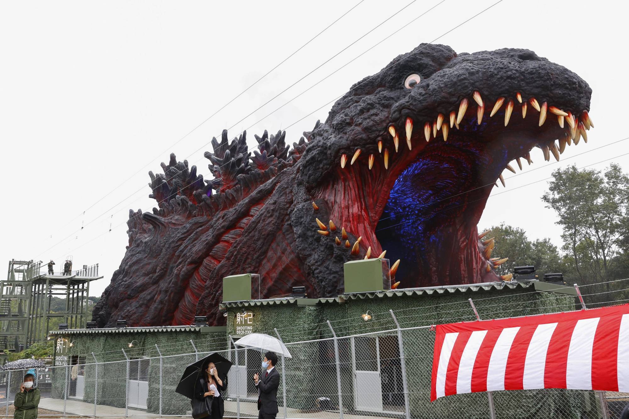Japanese theme park unveils world's first 'life-size' Godzilla | The Japan  Times