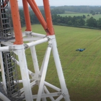 NTT DOCOMO’s engineers used drones to inspect 1,000 base stations and collect data last year. | NTT DOCOMO INC.