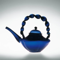 Indigo Blue Sake Ewer, Edo Period, (1603 to 1868), Japan | SUNTORY MUSEUM OF ART