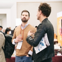 Attendees network and exchange ideas at Sustainable Brands 2020 Yokohama.