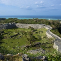 The Nakijin Castle Site from the 13th century is one of the nine Gusuku Sites and Related Properties of the Kingdom of Ryukyu, which have been collectively designated as a U.N. World Cultural Heritage Site.