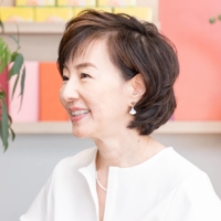 Kaori Sasaki, the founder and CEO of ewoman Inc. and Unicul International Inc., speaks during an interview in her office in Tokyo on July 28. | INTERNATIONAL CONFERENCE FOR WOMEN IN BUSINESS