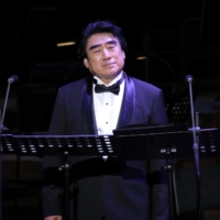 Haruhisa Handa performs one of several of his original vocal and orchestral compositions that were featured during two days of performances at the New National Theatre, Tokyo in September. | TACHIBANA PUBLISHING