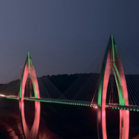 The iconic Mohammed VI Bridge, the longest cable-stayed bridge in Africa, is testament to Morocco’s world-class infrastructure.