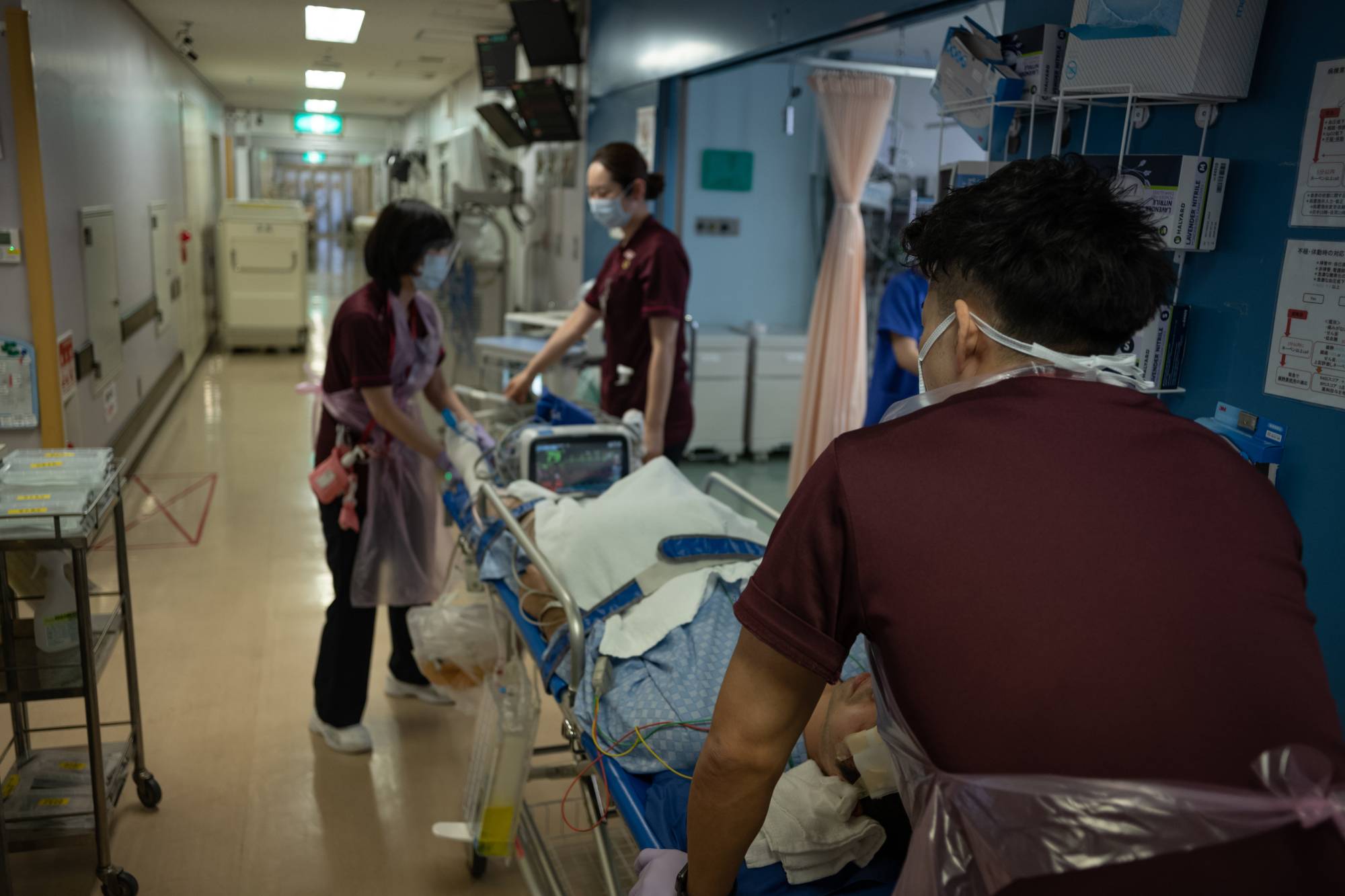 wife in hospital japan