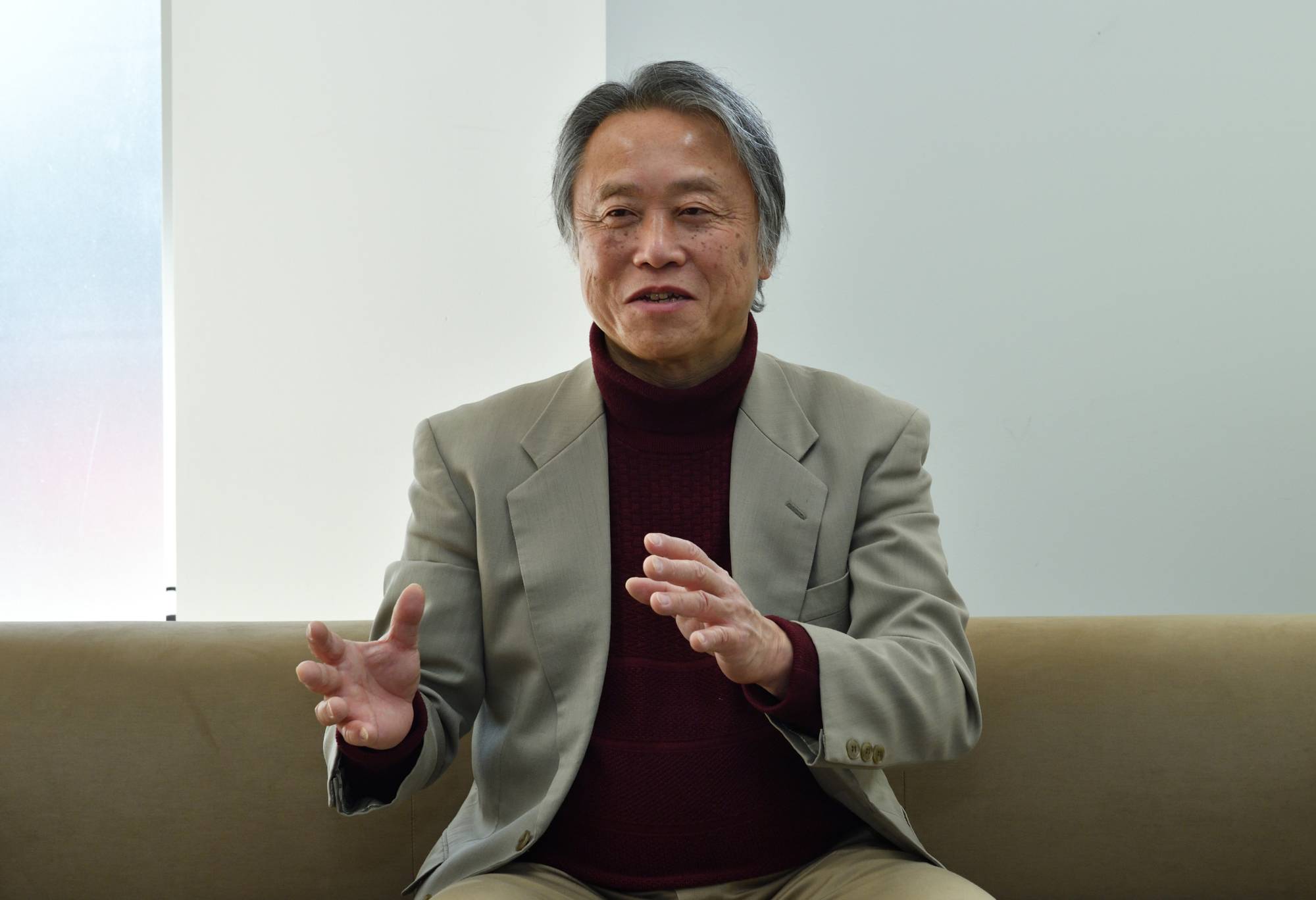 Hiroshi Nakagawa speaks about the influence of "Golden Kamuy" and the future of the Ainu language.  | YOSHIAKI MIURA