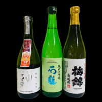Sake flight of The Fine SAKE Award Japan Award 2020, Premium Daiginjo Category, Gold Prize, Nomi Kurabe (Drink and Compare) 720ml X 3