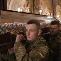 After days of uncertainty, a Ukrainian soldier is laid to rest