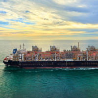 Golar’s Hilli Episeyo is the world’s first floating liquefied natural gas conversion. | © GOLAR