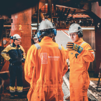 Workers on the rig floor take part in a recent operated drilling campaign. | © WELLESLEY