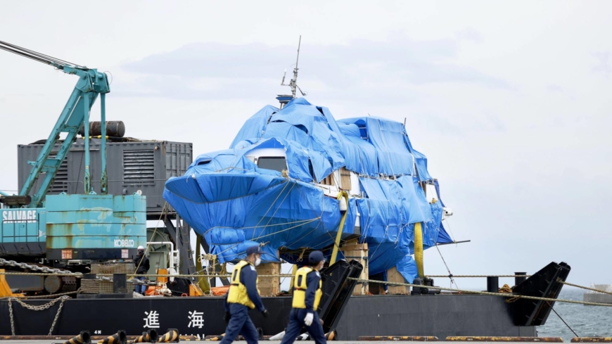 Investigators search inside salvaged Hokkaido tour boat