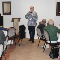 Father Lapsley speaks at the international Healing and Justice conference organized by the Institute for Healing of Memories. | MICHAEL LAPSLEY