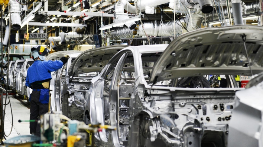 Japan’s worst factory output slump in two years heaps pressure on economy