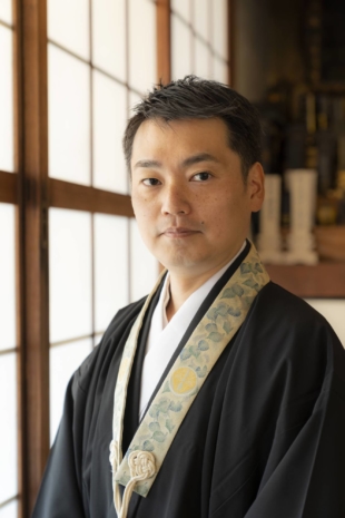 Hidenori Ukai, a Buddhist priest who heads Shogakuji temple in Kyoto, says many Japanese 'aren’t conscious of their religiosity.' | COURTESY OF HIDENORI UKAI
