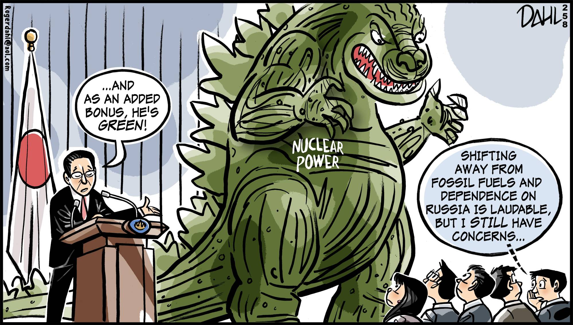 Roger Dahl on Japan's nuclear Godzilla | The Japan Times