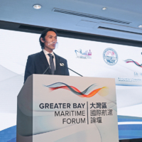 Wah Kwong Executive Chairman Hing Chao, convener of the 2021 GBA Maritime Forum  | © WAH KWONG