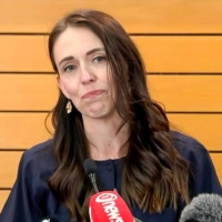 New Zealand Prime Minister Jacinda Ardern is not seeking re-election this year. | AFP-JIJI / TVNZ / VIA AFPTV