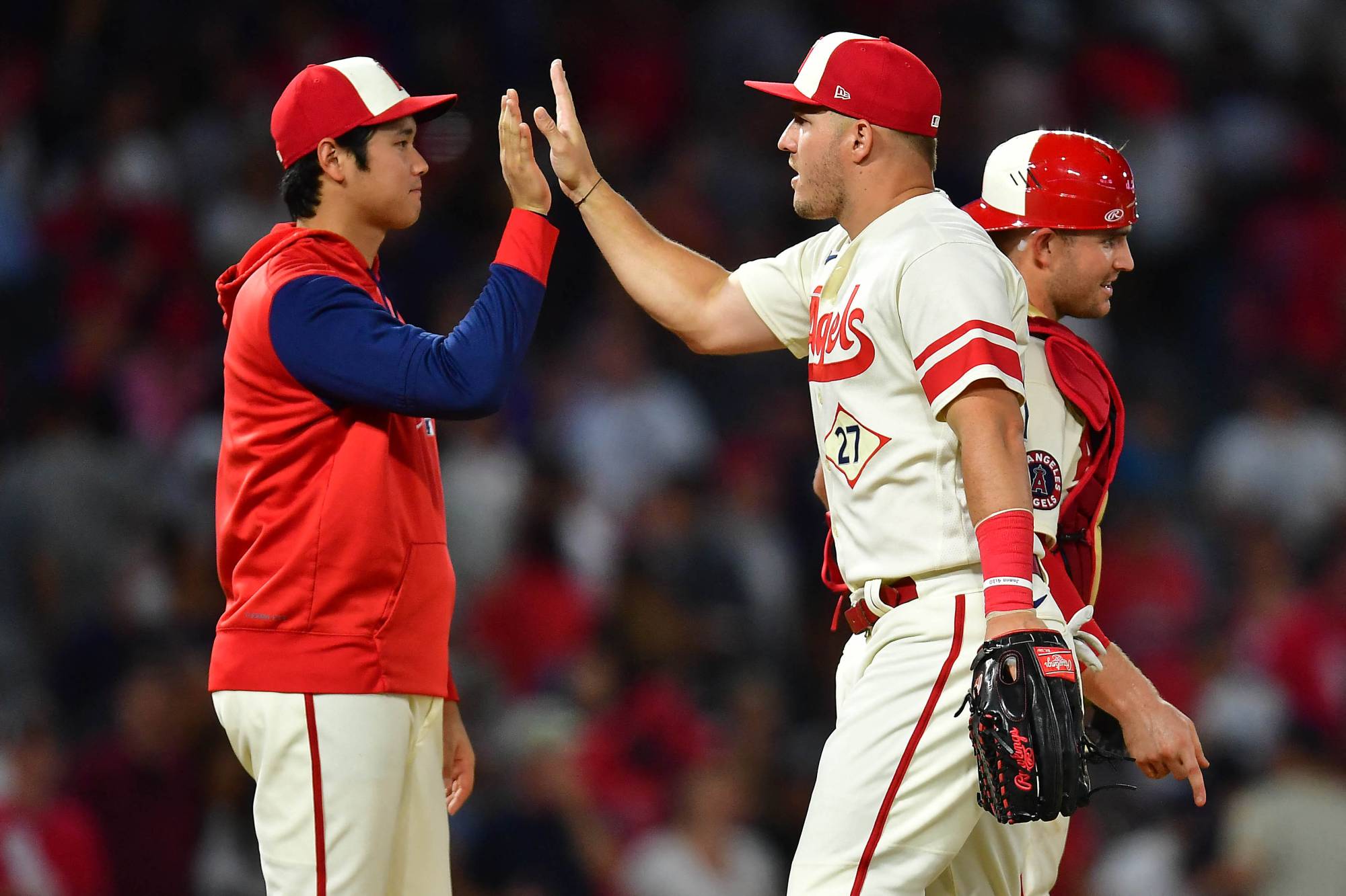 Mike Trout hopes for WBC battle against Angels teammate Shohei
