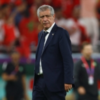 Then-Portugal manager Fernando Santos after Portugal were eliminated from the FIFA 2022 World Cup on Dec. 10 in Doha. | REUTERS