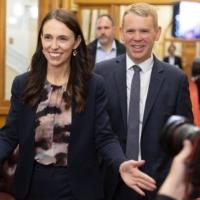 New Zealand’s charismatic prime minister, Jacinda Ardern, stepped down, citing fatigue and other factors. Many female politicians are plagued by double standards when it comes to how they are judged compared to their male counterparts. | AFP-JIJI