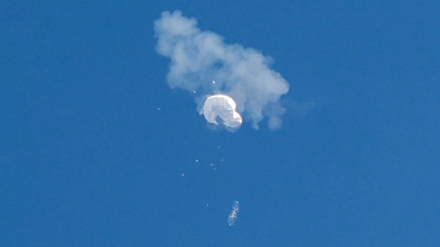 U.S. shoots down suspected Chinese spy balloon with a single missile