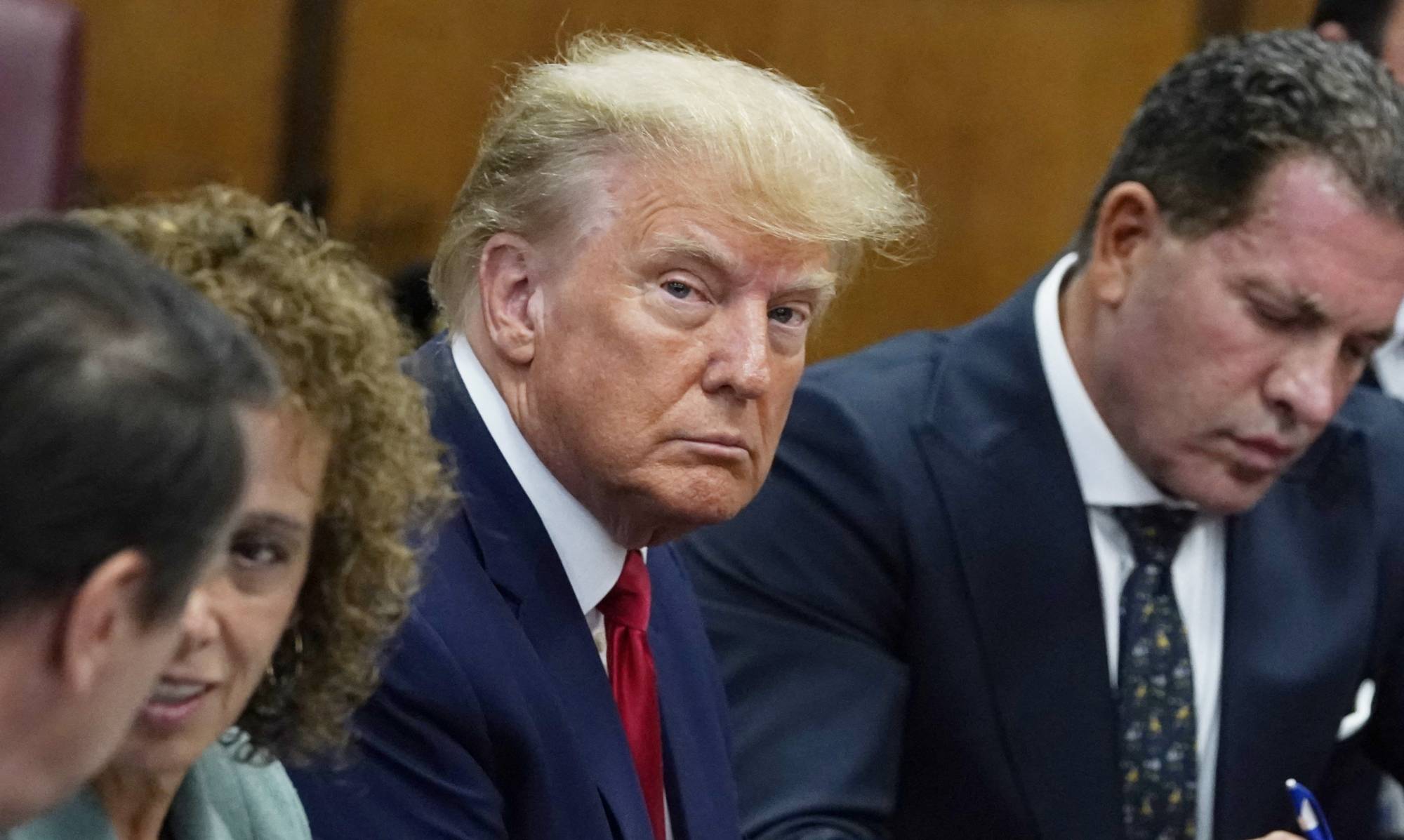 Prosecuting Donald Trump in World : charged with 34 counts of falsifying business records in the first degree, in violation of Penal Law §175. Prosecuting Donald Trump in World : charged with 34 counts of falsifying business records in the first degree, in violation of Penal Law §175.