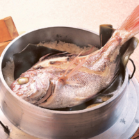 Taimeshi, or sea bream on rice, is a very popular traditional dish from Matsuyama.