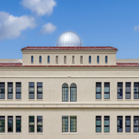 With its rooftop observatory,  recently completed Building VIII on the Kobe-Sanda Campus showcases the university’s strength in the sciences. | KWANSEI GAKUIN UNIVERSITY