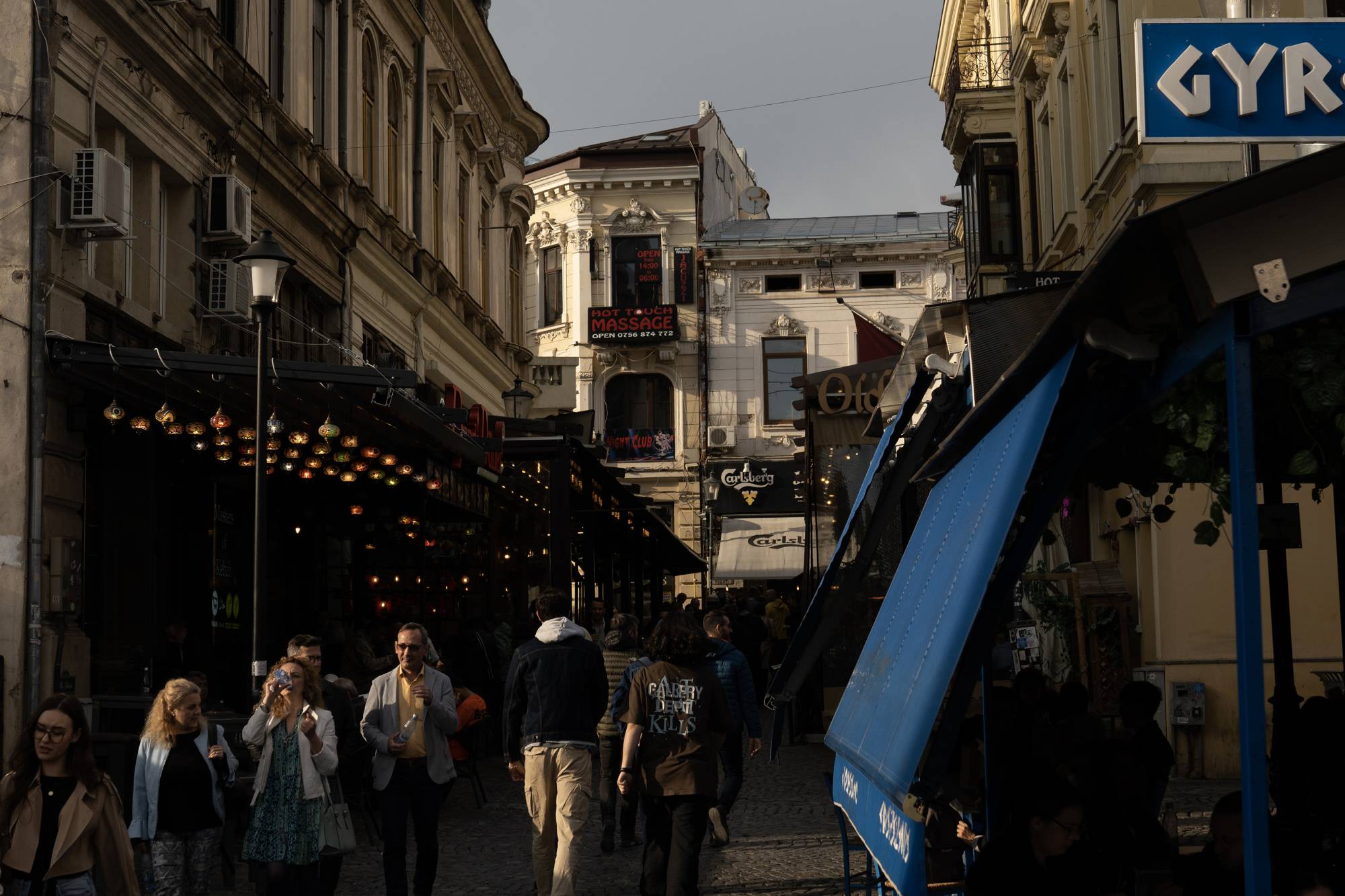 Older buildings in Bucharest. Romania has pledged to lift military spending this year by 0.5% of national output. | ANDREEA CAMPEANU / THE NEW YORK TIMES