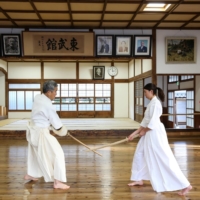 The Mito Tobukan dojo teaches martial arts.